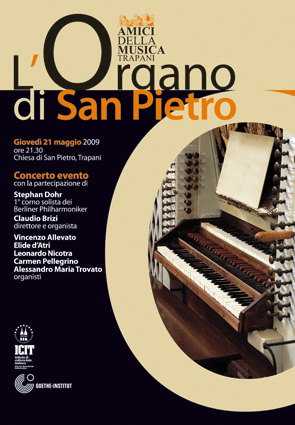 Amici della musica locandina - Organo-2009